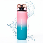 BPA-vaba spordiveepudel Peterson, roosa/helesinine, 750 ml