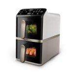 Philips Airfryer &Otilde;hufrit&uuml;&uuml;r Kahe Korviga Vertikaalne Seeria 4000 NA462/80 10L 2750W Valge