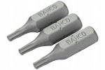 Bahco T8 Torx otsik 1/4" 25mm, 3 tk.