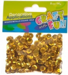 Metallist paelad ringid 8mm kuldsed - Craft with Fun