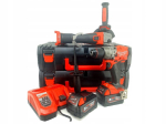 Milwaukee M18 Fuel Wkrętarka i Szlifierka 2x5ah + 2 Walizki
