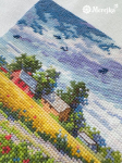 Ristpistes "suvise" maastiku komplekt 11,5x11,5 cm