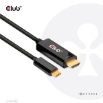 Club3D HDMI-Kabel A - USB-C aktiv 4K60Hz 1 8m retail