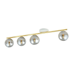 Emibig laelamp Monza 4, hall/kuldne