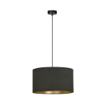 Emibig ripplamp Hilde 1, must/kuldne