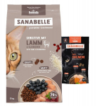 Sanabelle Life Sensitive talleliha 2kg + mahlane l&otilde;he 250g