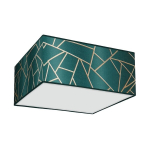 Milagro laelamp ZIGGY GREEN Kuldne/Pudreroheline 2xE27