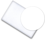 Elastne lina 160x80 cm, 100% puuvill, valge
