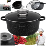 Suur marmorist pott 32cm 10l mittenakkuva kattega