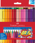 Viltpliiatsid Faber-Castell Grip kolmekandilised 30-v&auml;rvi