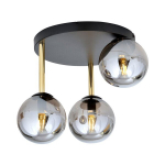 Emibig laevalgusti Dolce 3, hall/must