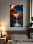 Teemantmosaiik &bdquo;V&otilde;luv s&uuml;gismaastik&rdquo; (45 &times; 75 cm), ilma raamita