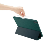 iPad Pro 13" &uuml;mbris - Spigen - Urban Fit - Kdid roheline - &Uuml;hildub M4, 2024 - S&uuml;nteetiline