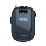 Antivool - Abus - Combiflex - Kaabel 125 cm - 4-kohaline numbrikood - Kesk&ouml;&ouml; sinine