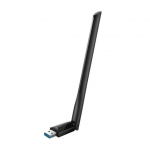 TP-Link AX1800 suure v&otilde;imsusega Wi-Fi 6 kaheribaline v&auml;line USB Wi-Fi adapter must