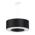 Sollux Lighting rippvalgusti Saturno 50, must