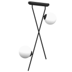 Milagro laelamp Inter, must/valge