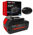Gares aku, sobib Bosch GBA 1600A02149 1600A002U5, 18 V 5Ah