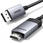 Kabel Ugreen DisplayPort - HDMI 2m szary (15774)