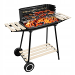S&ouml;egrill aeda, ratastel, 3 riiuli ja suure grillrestiga