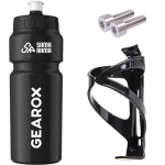 Gearox 750 ml jalgratta joogipudeli komplekt + hoidik + kruvid