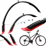Simpla Ubiquit45 Sdl 28'' jalgratta porilauad linnaratastele, t&auml;ielikud, mustad