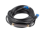 HDMI kaabel - Lanberg - CA-HDMI-20CU-0200-BK - 20 meetrit - Resolutsioon 3840x2160 - Kuldeksitud &uuml;hendused