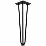 Metallist lauajalg "juuksen&otilde;el" Arto H-406mm, 3 varda, must