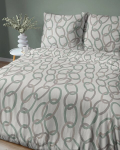 Eurofirany satiinist puuvillane voodipesukomplekt SJB-758, 140x200, 2-osaline