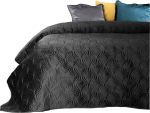 Eurofirany voodikate NHG-07, 170x210 cm, must