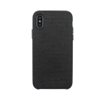 Aizmugurējais vāciņ&scaron; SoSeven Apple iPhone X/XS Premium Gentleman Case Fabric Black 3663111126457 SSIPX/XSPGCFBLA (3663111126457)