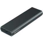 V&auml;lise k&otilde;vaketta adapter Alumiiniumist korpus kettale m.2 ssd nvme pcie usb 3.1 super kiirus 10gb/s 4tb grafiit Qoltec