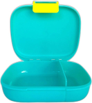 Tupperware To Go 1, 2, 3 l&otilde;unakarp vaheseinaga, t&uuml;rkiissinine, kollane, koolilastele
