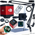 MIKROSKOOBI KOMPLEKT DRACO RED PRO KMDBP-HDMI-VGA &ndash; REGULEERITAV VARS, FULLHD 60 FPS, 2MP SENSOR
