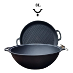 Vokkpann / ahjupott 8 l GRILL malmkaanega