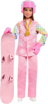 Nukk Barbie lumelauataja Mattel, roosa, JKF78