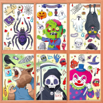 Halloween Akna Kaunistused Veekindlad Dekoratiivsed Komplekt 78 tk 20x30 cm