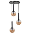 Opviq rippvalgusti 9058-3, must/pruun