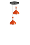 Opviq ripplamp 9023-2, oranž/must