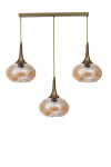 Opviq ripplamp 9048-5, kuldne/pruun