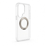 Evelatus Samsung Galaxy S26 Ultra Hybird Case With Magsafe PC+TPU 360 Metal Stand Transparent