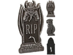 Halloweeni dekoratsioon Hauakivi metallist alusega, 22x43x3 cm