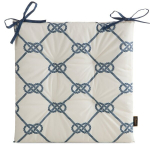 Eurofirany dekoratiivpadi Garden 17A, 43x43 cm, sinine/valge