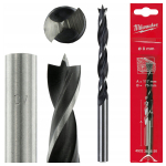 Milwaukee puur puidule 8mm, 75/117mm, silindriline vars, 1tk.