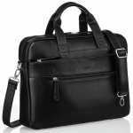 Pehmest &ouml;konahast arvutikott Peterson 14&Prime; A4 6 taskuga, must