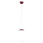 Sollux Lighting ripplamp Ugo 30, burgundia/valge