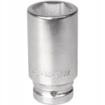 Pistikupea 32mm, 3/4", kuuskant, pikendatud, Crv teras
