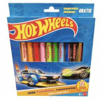 Bambino pliiatsid 12 tk. + Hot Wheelsi kaabits