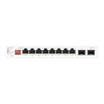 ASUS 10 Ports Unmanaged Desktop Switch 8x 2.5G RJ45 and 2x 10G SFP+ White QG-U1080