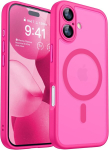 Roosa v&auml;rvi iPhone 17 &uuml;mbris, magnetiline, &otilde;huke, kaitsev